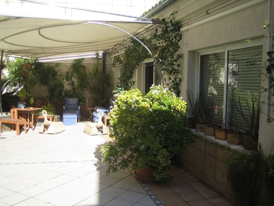Jardín interior de Centro Anma