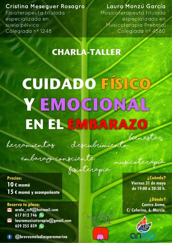 Cartel del taller de Eneagrama en Centro Anma, Murcia